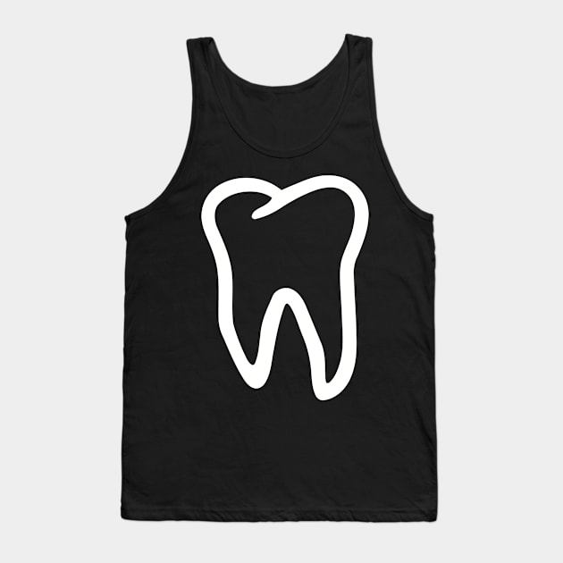 Tooth Tank Top by Designzz